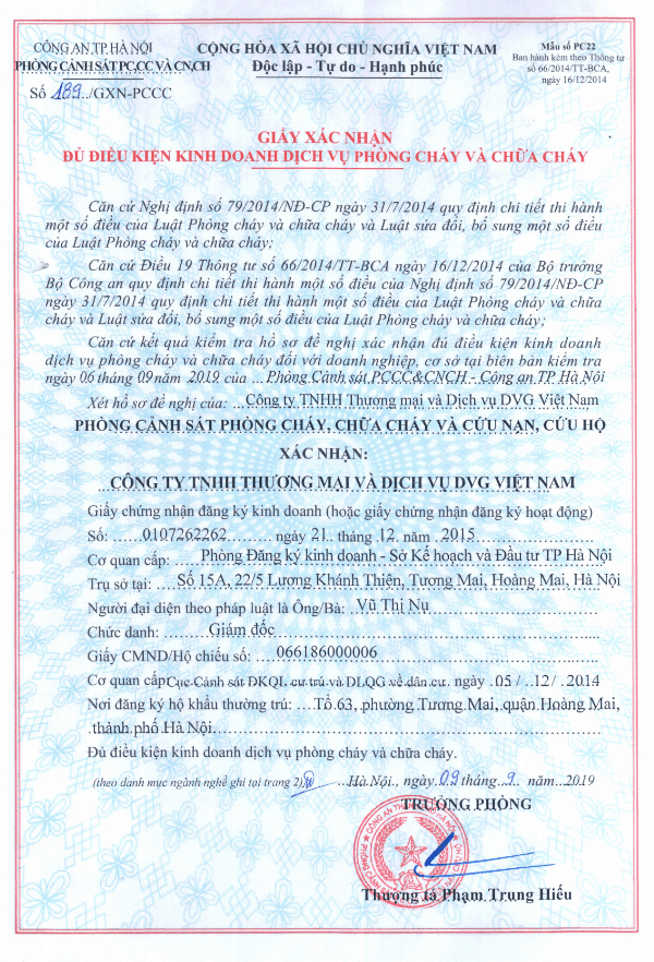 ISO 9001:2015 certificate