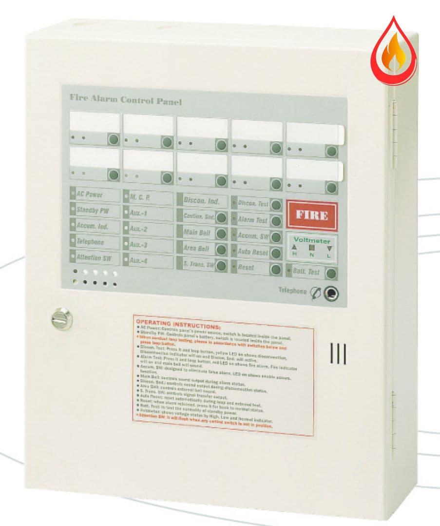 Fire Alarm Control Panel (1~10 Zones)